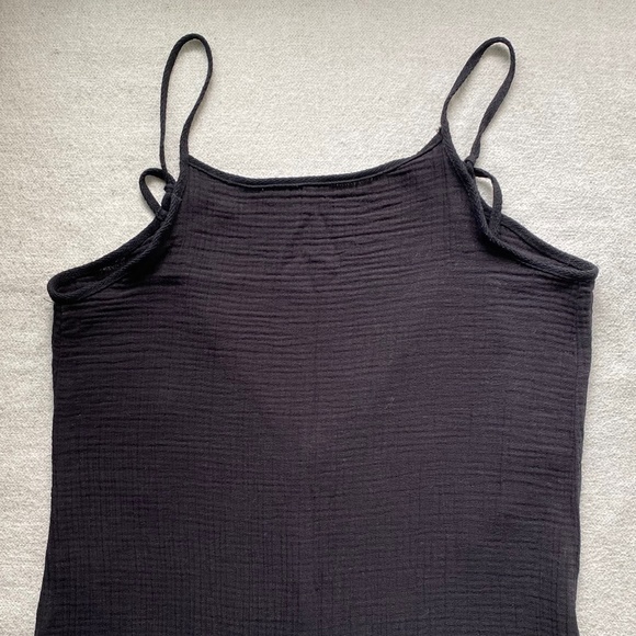 Zara black linen dress - Picture 1 of 5